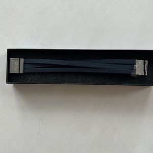 Lipault leather plume elegance bracelet - new in box.